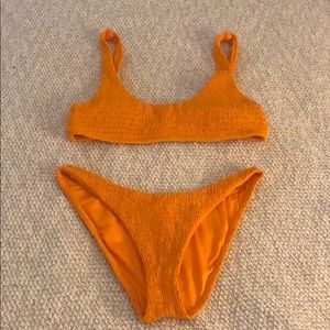Victoria’s secret scrunchi orange bikini